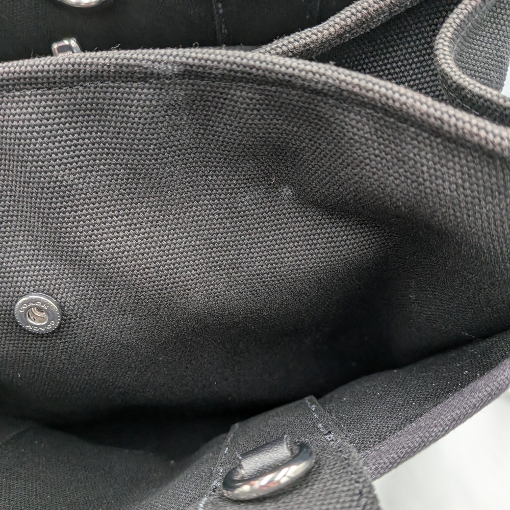 Coach Black and Gold Canvas Tote - Picture 12 of 16
